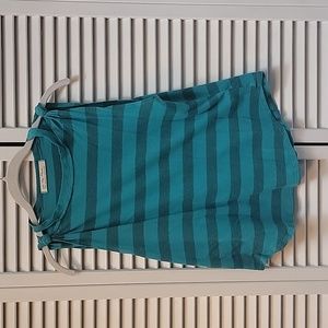 Free People Blue Striped Tank Top Sz Sm